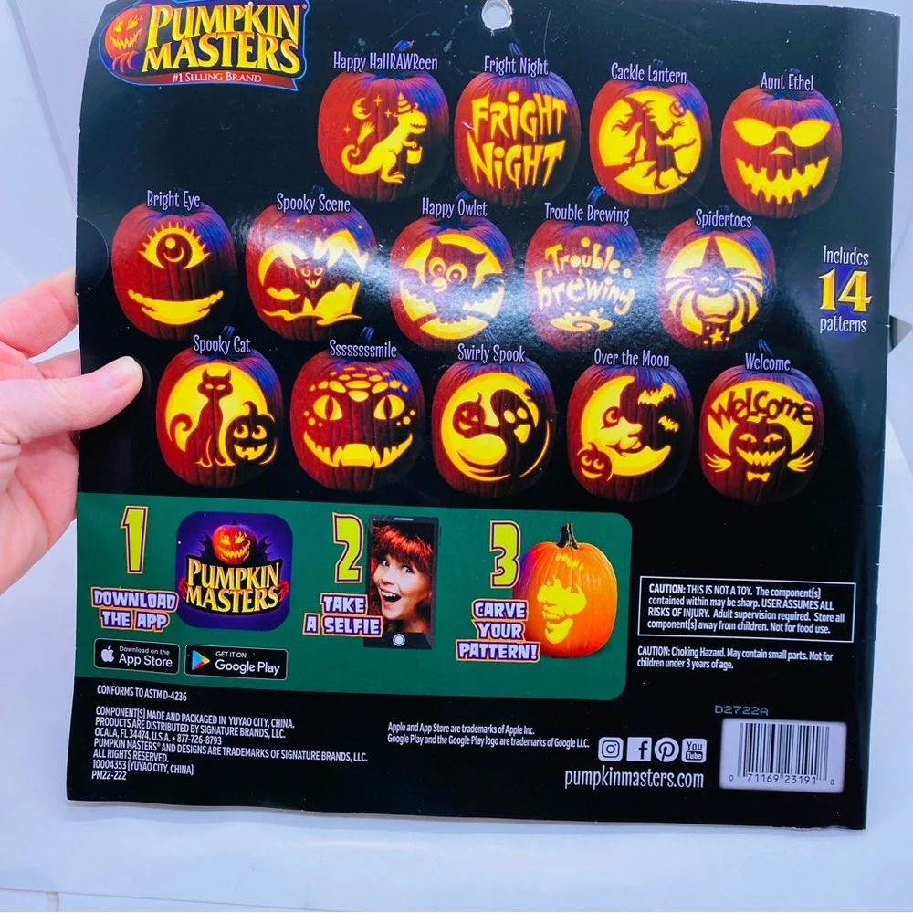 NWT Pumpkin Masters All In One Carving Party Kit